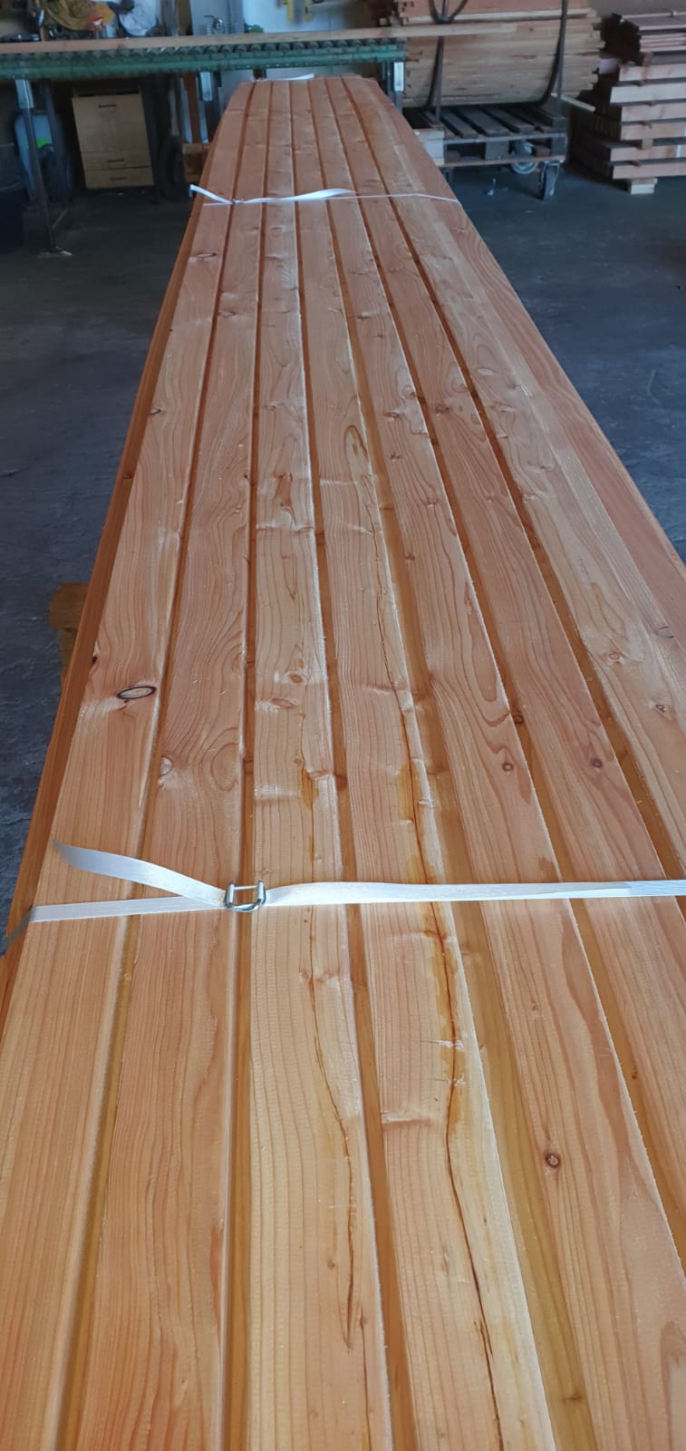 Lärche Rhombus Nut & Feder 25 x 103  mm